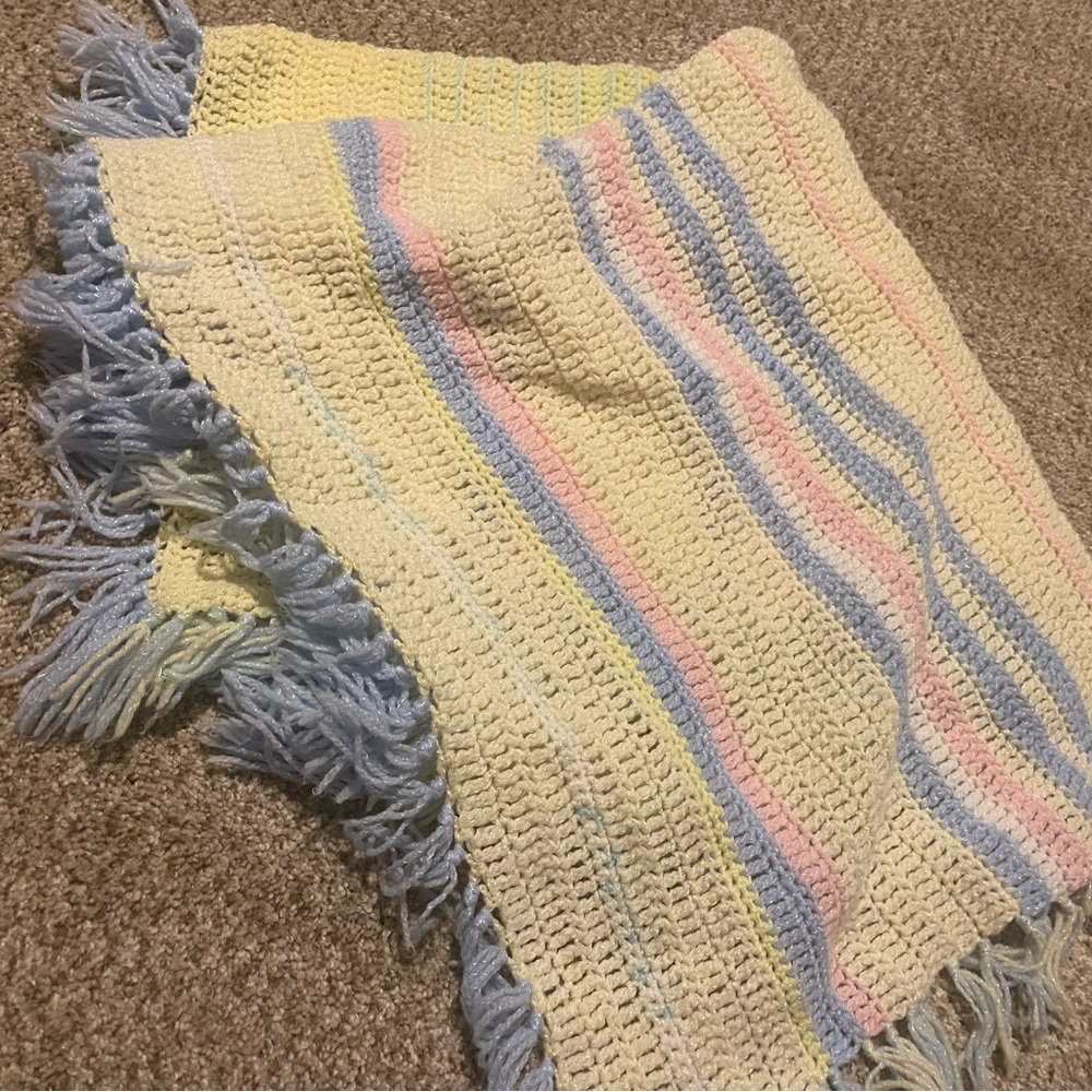 Quilted baby blanket